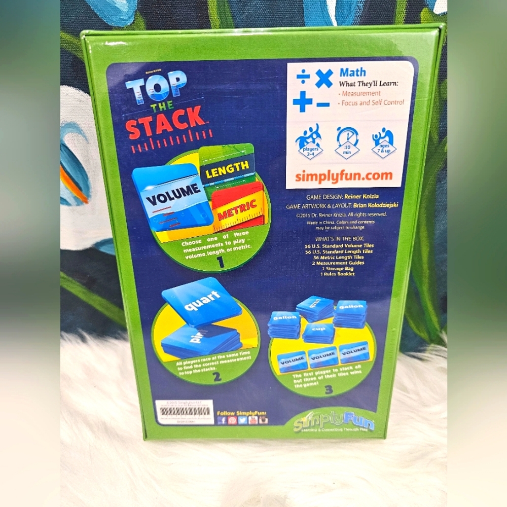Top The Stack Game Math Measurement Game - Picture 2 of 4